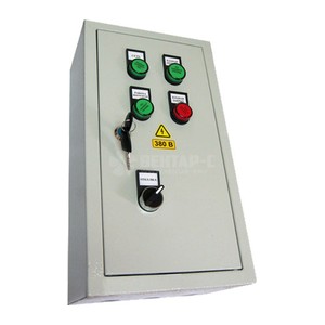 Щит управления противопожарным вентилятором ЩУВ-П-380/1,1кВт/М