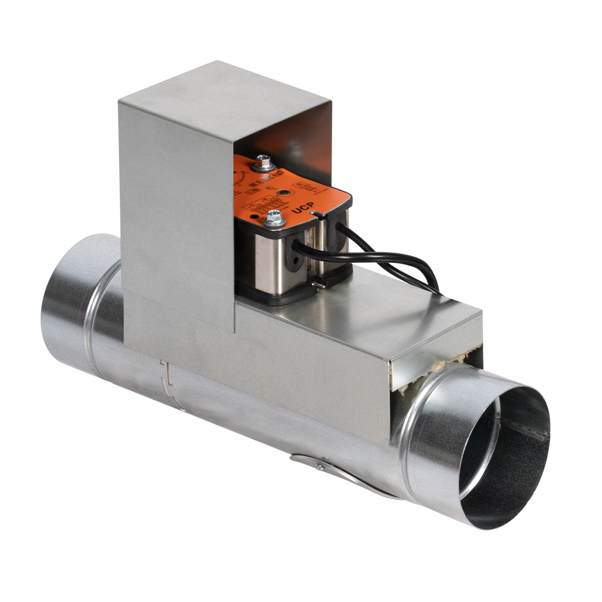 Клапан противопожарный SHUFT SHFDO-60-O-d400-MB24-0-0-Kl-0