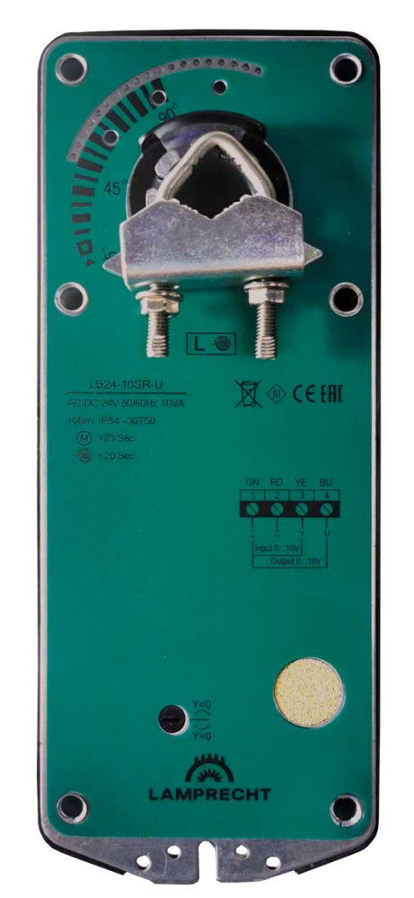 Электропривод с возвратной пружиной LAMPRECHT LB24-10SR-U