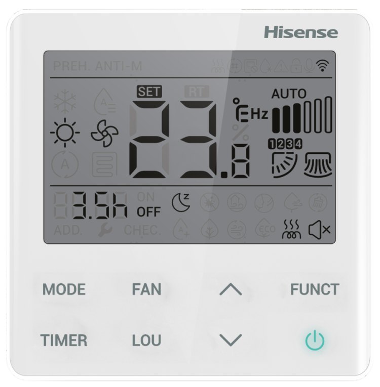 Сплит-система канального типа Hisense HEAVY 2.0 Classic AUD-48HX4REM2/AUW-48H6RQ2
