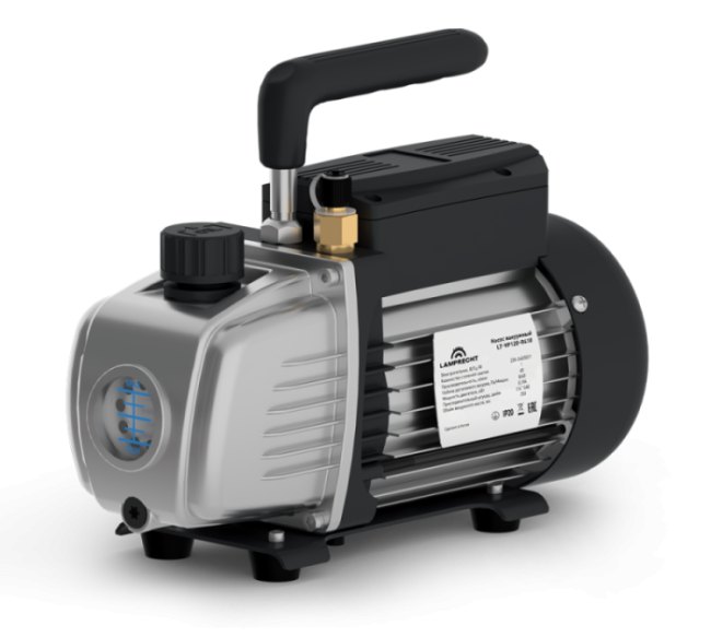 Насос вакуумный LAMPRECHT LT-VP120-R410 (1-ступ., 60л/мин, 60 microns, 1/4 SAE)