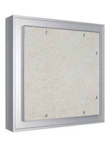 Люк ревизионный D Ceramo Comfort 300х300 скрытый монтаж усил.петля алюминий EVECS
