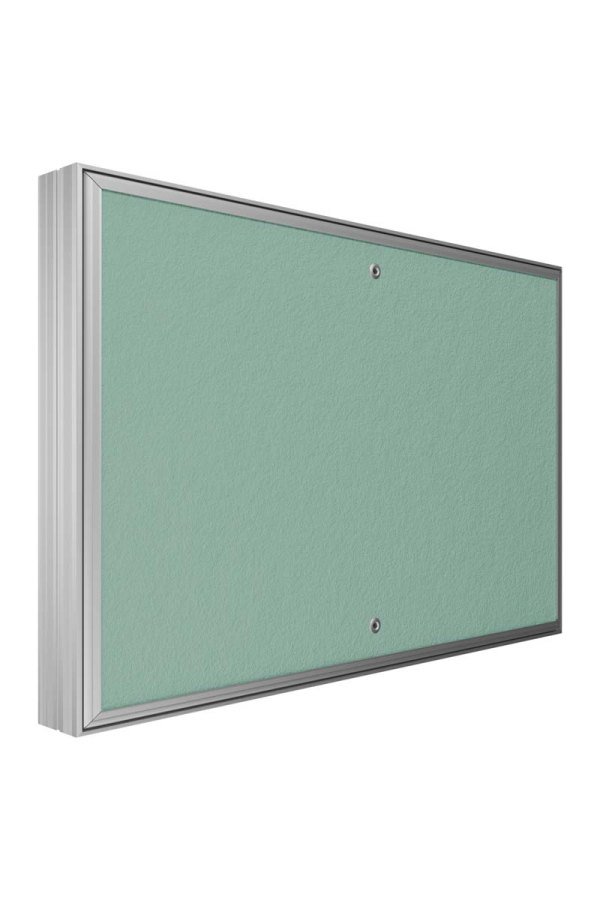 Люк ревизионный D Ceramo Base 600х400 скрытый монтаж съемный алюминий EVECS