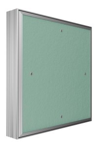 Люк ревизионный D Ceramo Base 600х600 скрытый монтаж съемный алюминий EVECS