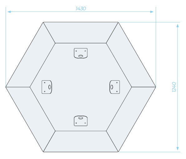 Аэродинамические характеристики, габаритно-присоединительные размеры — Вентилятор крышный SVOV 21-12-8